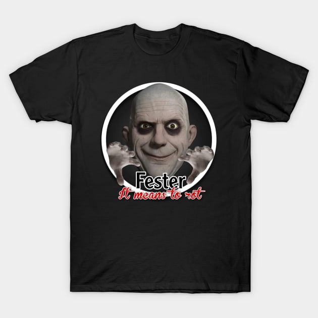 Addams Family - Fester T-Shirt by Zbornak Designs